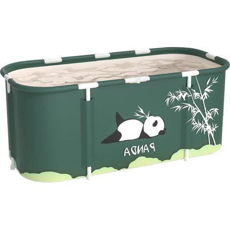 Folding Bathtub, 115x60x50cm, Oxford Fabric, Sturdy Support, Adult and Child, Indoor and Camping (1/5)