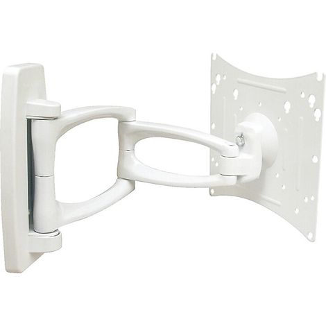 Support mural pour écran de petite et moyenne taille - orientable -écran de 25 à 100cm - charge max écran 30kg - noir