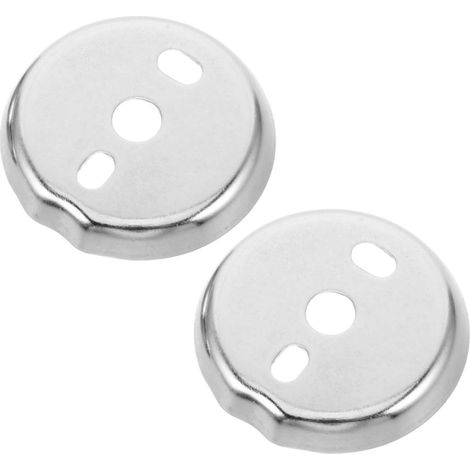 Kit de remplacement Tofficu de 2 supports de fixation et de patins de fixation pour porte-serviettes, pour l'installation d'accessoires de salle de bain. (1/5)
