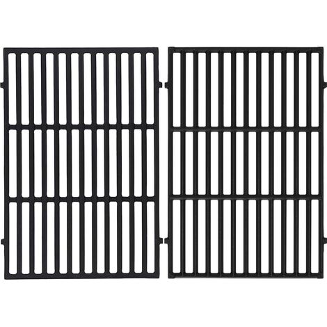 7524 Grille en fonte pour Weber Genesis E-310/320/330, S-310/320/330, EP-310/320/330, CEP-310/320/330 (2007-2016), pièce de rechange grille 49,5 cm pour Weber Genesis 300 Série, Enders Monroe 3