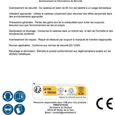 Cadenas - Laiton Massif - Anse Acier Trempé Chromé - 60 mm - Usage Intérieur Extérieur - 1 Pièce (1/4)