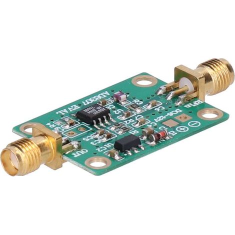 1 module test logarithmique, AD8307, plage de mesure -75 à +15 dBm, relais haute puissance intégré, pour wattmètre