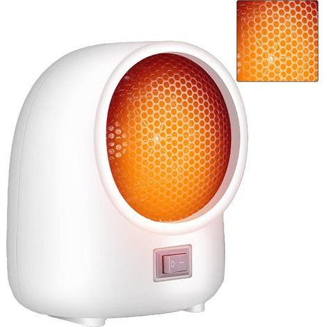 Chauffage domestique, petit radiateur d'appoint à chauffage rapide ABS PPS économie d'énergie décoration intérieure bureau (1/5)