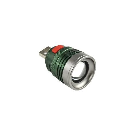 Lampe de camping LED USB portable de haute qualité, mini, 3 modes - 1 lampe torche extensible (lumière blanche)-Crezuo