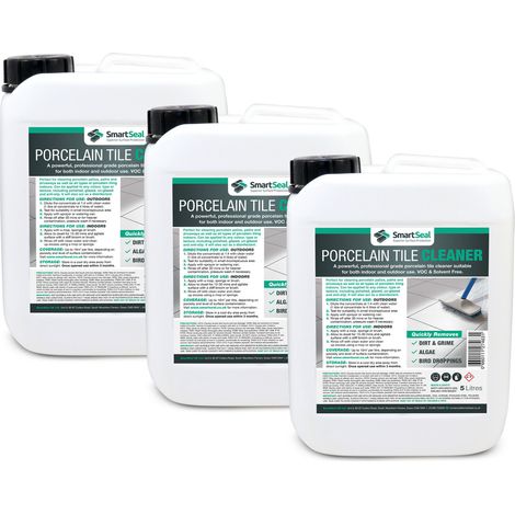 Porcelain Tile Cleaner - 3 x 5 Litres (1/5)