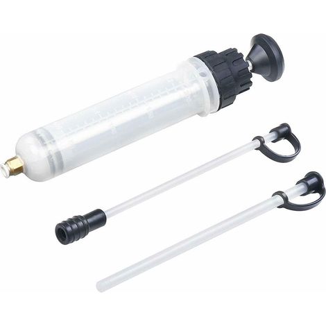 POMPA SIRINGA MANUALE CAMBIO OLIO ASPIRAZIONE LIQUIDI POMPETTA 200 cc ml 832 (1/2)