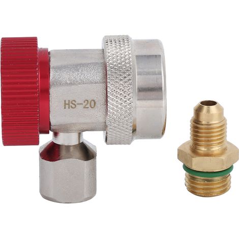Manifold Gauge Set - R134A High-Pressure Connector - Quick Coupler - Extractor Valve Core Tool - 1 Set (1/5)