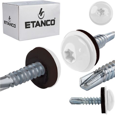 Tornillos autotaladrantes GT3 PH (Z14) 4,8x22mm RAL 9010 (1/5)