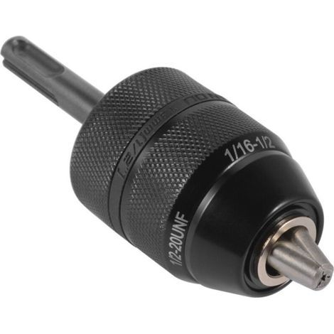 Mandrin de perçage sans clé professionnel robuste de 1/2 20UNF 13mm outil de matériel adaptateur SDS, Versailles (1/5)