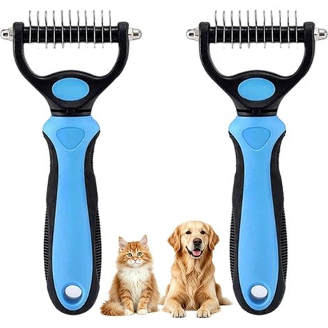 Peigne démêlant pour chiens et chats (Bleu L2) (1/5)
