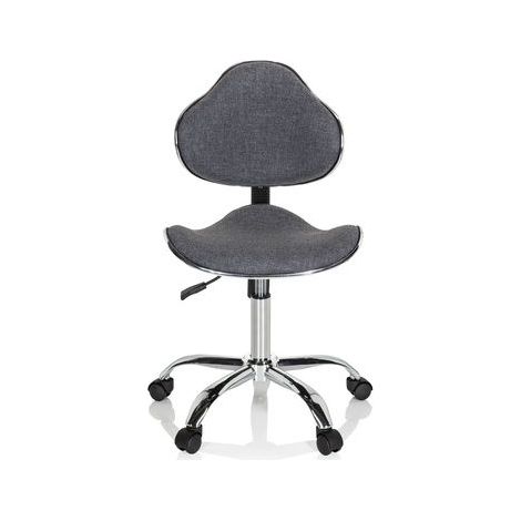 [GEBRAUCHT] B-Ware Hjh Office Kinderschreibtischstuhl Kinderstuhl Kiddy Gti 3 Stoff Drehstuhl Grau