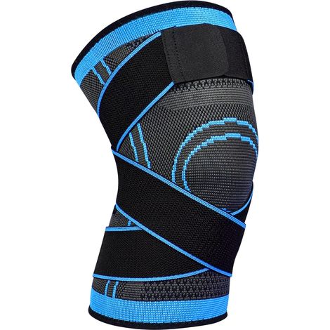 Genouillère de Sport, Élastique Réglable, Rotulienne et Ligamentaire, Compression, Rotule-Genouillère pour Running Cyclisme Ligamentaire Menisque Arthrose