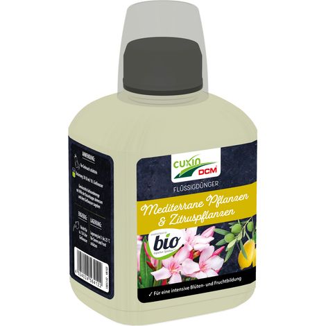 CUXIN DCM Flüssigdünger Mediterrane Pflanzen & Zitruspflanzen BIO 400ml