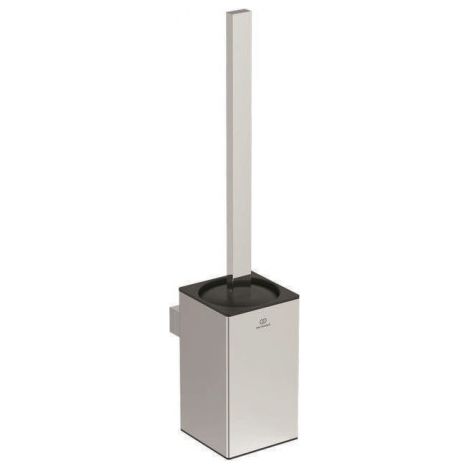Jeu de brosses pour WC IS Conca Cube, carré, chromé (1/3)