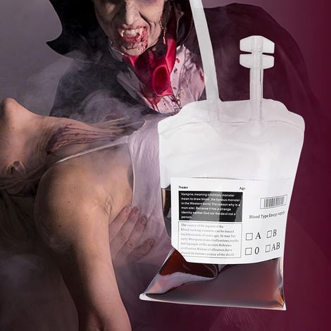 Reusable 400ml Drinking Pouch with Tube for Halloween Parties (1/5)