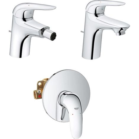 GROHE Kit rubinetto monocomando Eurostyle New lavabo - bidet - doccia codice prod: 23707003 23720003 23725003 (1/4)