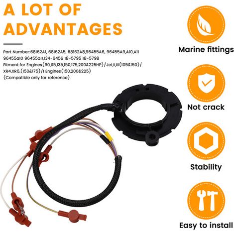 96455A9 und 96455A10 sind für Mercury-Außenbordmotor-Trigger geeignet. (1/4)