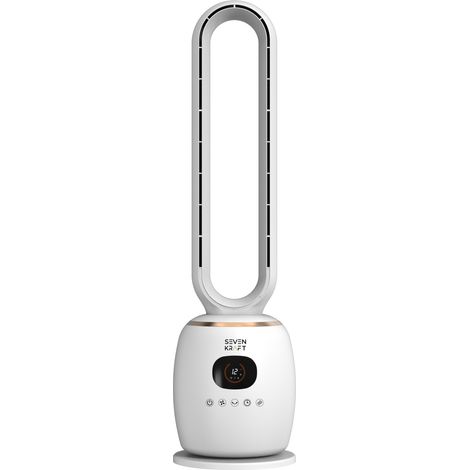 Ventilateur colonne sans pales avec télécommande, minuterie, oscillation et mode nuit (1/3)