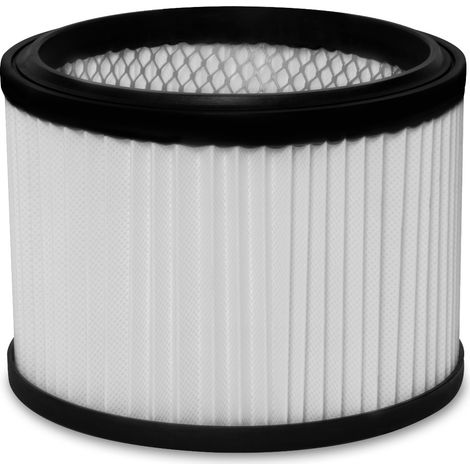Vonroc – Filtre HEPA lavable pour aspirateur à eau et poussière – Aspiration à sec – Ø18 x 13 cm – Polyester – Classe F9 (1/3)