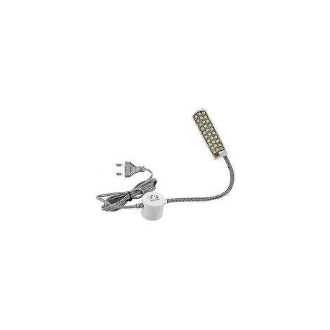 Lampada LED per macchina da cucire SZTXJ, base di montaggio magnetica, braccio flessibile, 30 LED - Crezuo