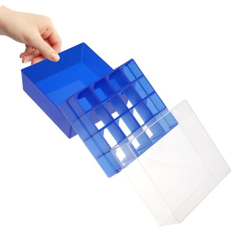 Boîte de Congélation en Plastique Identification Numérotation Rangement 16 Tubes pour Tubes à Centrifuger 50 Ml pour Laboratoire et École (1/5)