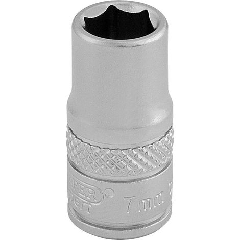 Draper 16511 Draper Expert Socket, 1/4"" Sq. Dr., 7mm