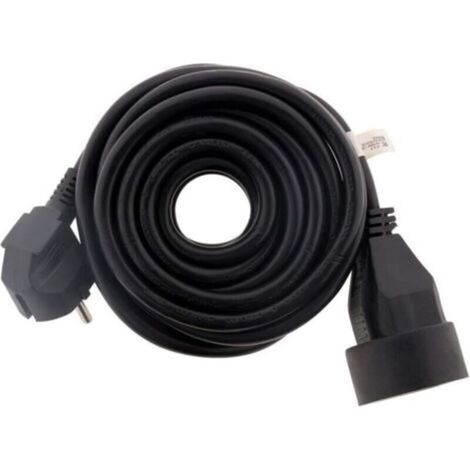 Prolongateur 16A HO5VV-F 3G1,5mm² Noir