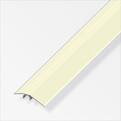alfer Niveauausgleichs-Profil 1 m, 40 mm Aluminium eloxiert champagner Übergangsprofil (1/2)