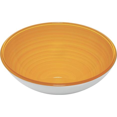 Twist S Schüssel Ø 14 cm gelb aus recyceltem Kunststoff