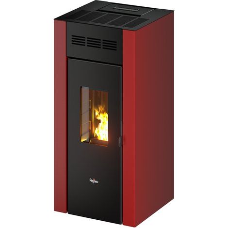 Pegaso Stufa Pellet Pegaso 7022002 ELANE 9.0 Rosso