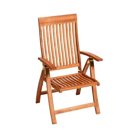 Klappsessel Comodoro 5 Pos Eukalyptus FSC Mix