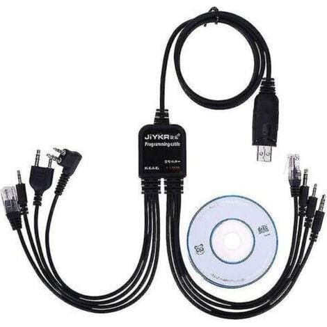 8-in-1 USB Programming Cable for Baofeng, Motorola, Kenwood, Tyt, Qyt (1/3)