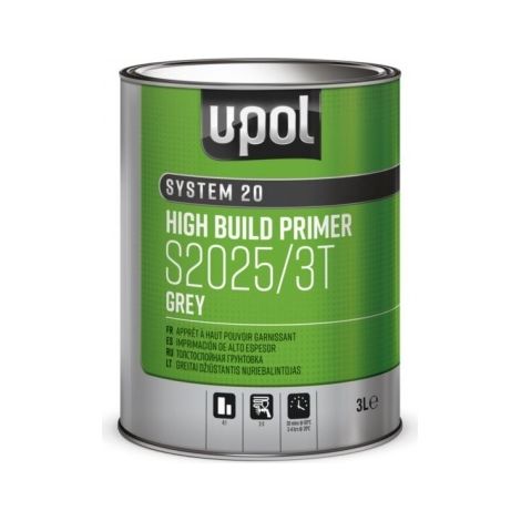 UPOL - Apprêt garnissant - 3L - Gris - S20253T - Ce produit de marque UPOL est neuf.