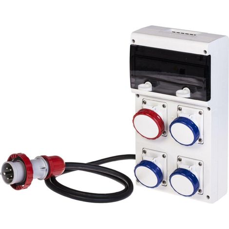 Quadro di distribuzione asc ip66 16a 230v 2p+t portatile scame 630.3506-1057
