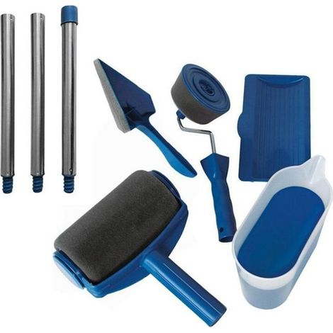 Rouleau de Peinture avec réservoir Anti-Goutte Rechargeable et Manche Extensible (1/5)