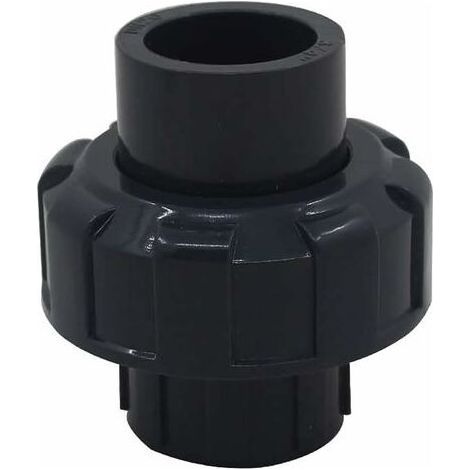 Raccord d'évacuation PVC 50mm pour pompe filtre - Manchon union - Connexion à coller pour piscine (1/5)