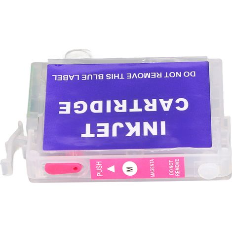 Cartouche d'encre compatible EPSON Stylus S22/SX125/SX130/SX230/SX235W/SX420W/SX425W/SX430W/SX435W/SX438W/SX440W/SX445W Office BX305F/BX305FW0, recharge unique, jeu de 4 couleurs (zone Europe), rouge  (1/5)