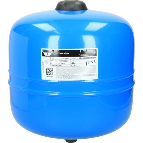 Vase d'expansion 12 litres pour installations d'eau de chauffage et d'eau sanitaire