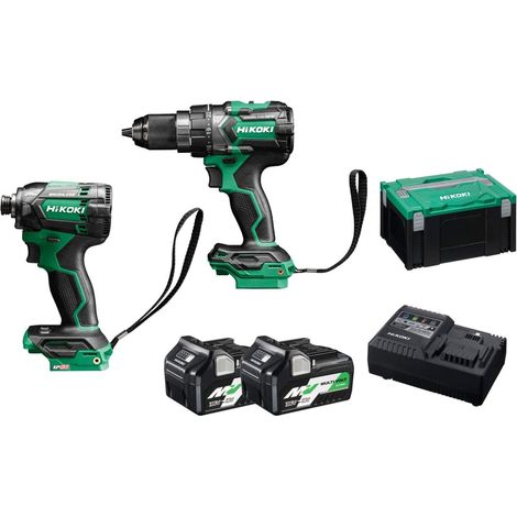 HiKOKI KC18DCJAZ 18V Twin Pack With 2x 2.5Ah/5.0Ah Multivolt Batteries