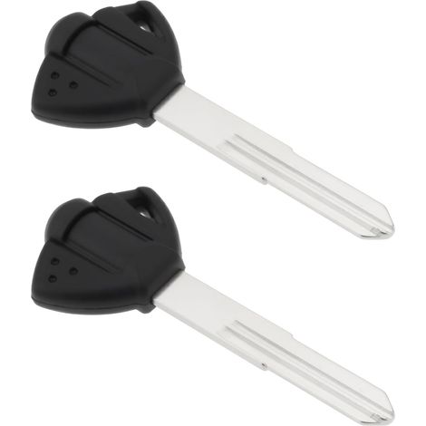 Store Lot de 2 clés vierges pour moto - Lame vierge - Compatible avec Suzuki GSXR600 750 GSXR1000 (1/5)