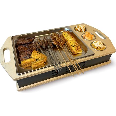 Chafing dish buffet inox – Maintien au chaud, grande capacité