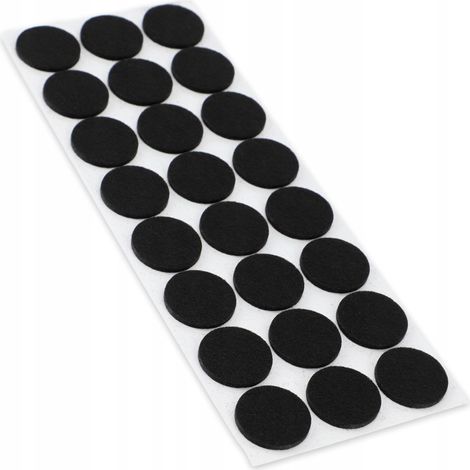 KADAX 24x Filzgleiter für Möbel und Stühle, selbstklebendes Set, dick