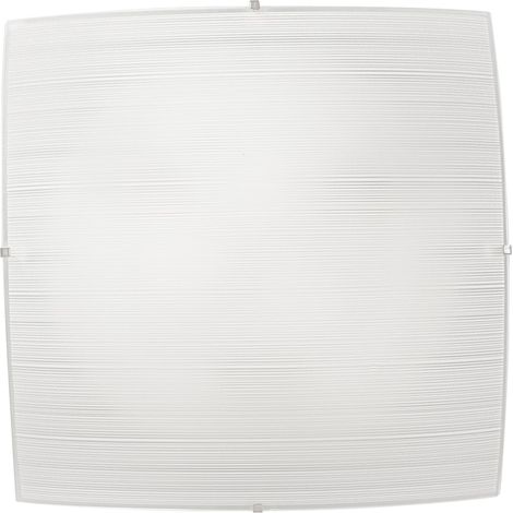 "Plafoniera CELINE in vetro bianco satinato 50 cm."