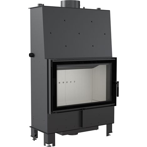 Kamin mit Wassermantel KRATKI LUCY 16kW Ø200 Set mit Türschließung (1/5)