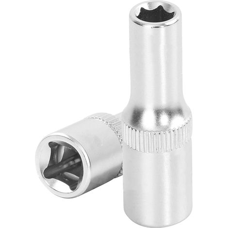 Llave de vaso 3/8" largo 6 caras, medidas a elegir de 8 a 22 mm  Vasos individuales para llave con cuadrado 3/8" taller, bricolaje (10 mm) (1/4)