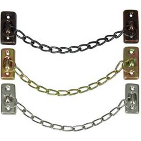 10PZ CATENELLA RITIENI FINESTRA TIPO LEGGERO ACCIAIO mm150 acciaio bronzato