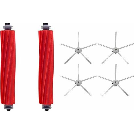 Green Mobility-Accessoires de balayeuse 2 pièces brosse principale 4 pièces brosse latérale pour pierre T7s Plus/s7 (1/5)
