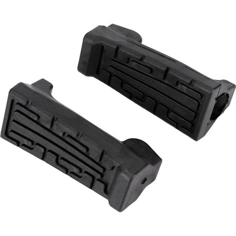 Repose-Pieds Avant - Caoutchouc Haute Résistance - Pour Moto Yamaha YBR 125 - 1 Paire (1/5)