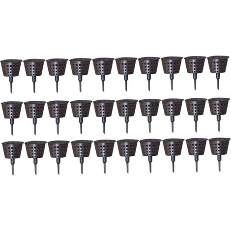 Fertilizer Basket Automatic Planting Nutrition Cups Plastic Garden Nursery Pots with Lid 30PCS Bonsai Fertilisers H219 (1/4)