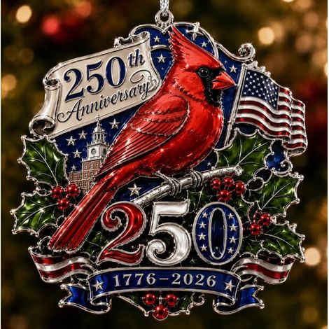 USA 250th Anniversary Christmas Ornament - (This last part is a question and doesn't need a direct translation. It can be left as is.)